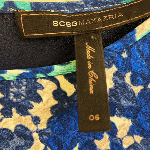 BCBG, Floral & Lace, Fit & Flare Dress - Picture 6 of 8